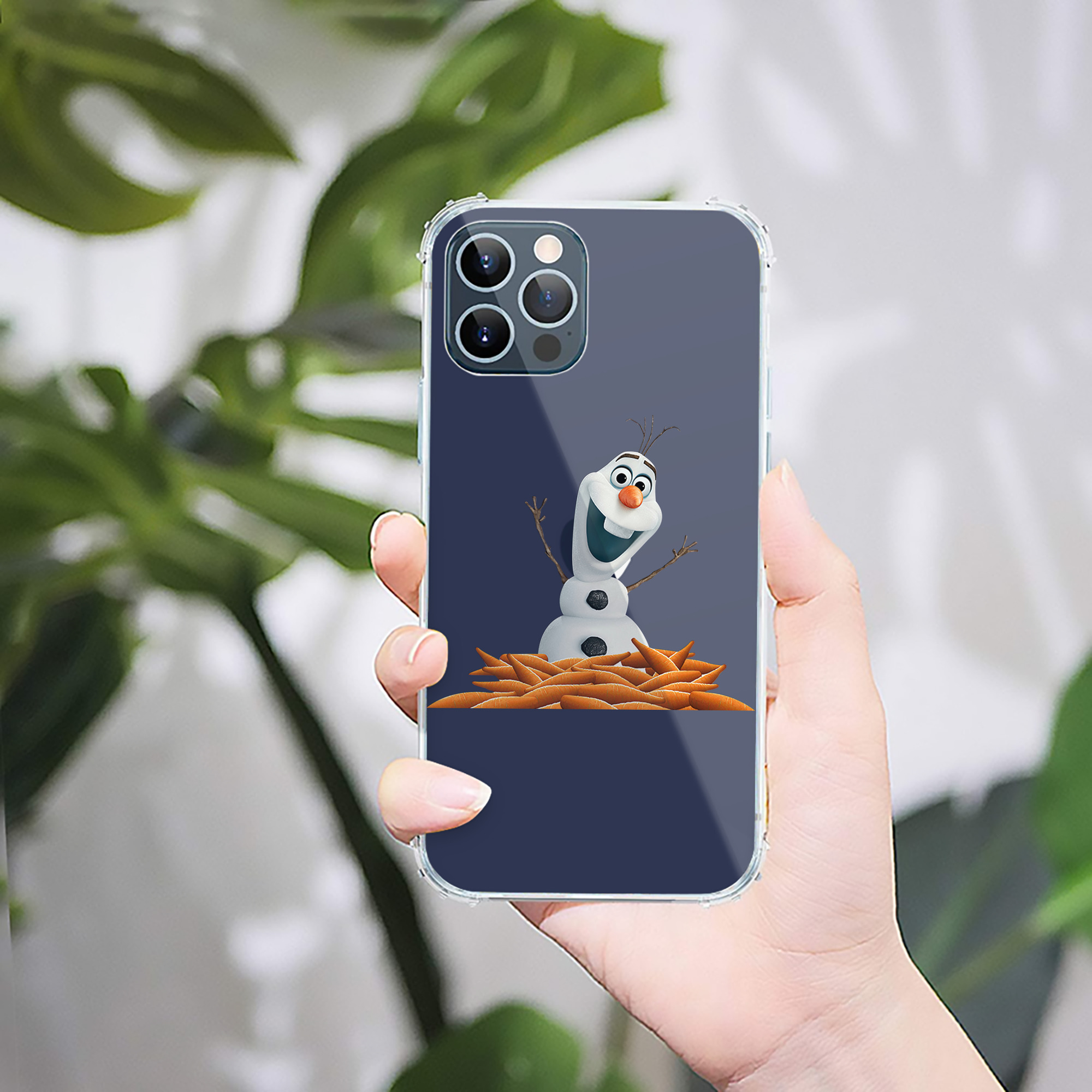 （画像用） アナと雪の女王 アンナ エルサ Frozen Anna Elsa 【iPhone 12シリーズ対応】透明スマホケース（クリアソフトケース）